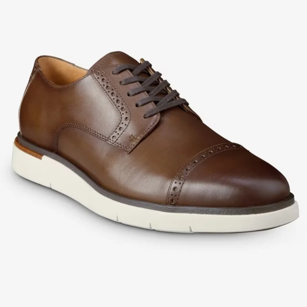 New Allen Edmonds Mens Caleb Lace-up Hybrid Derby Shoes Size 11.5